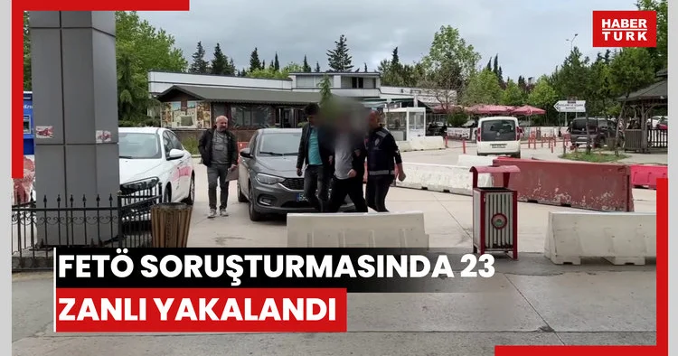 Samsun merkezli üç ilde iki döner zincirine yönelik FETÖ soruşturmasında 23 zanlı yakalandı