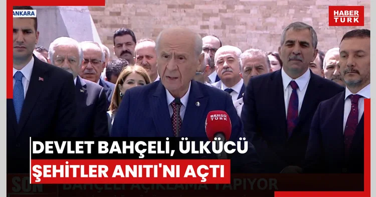 Devlet Bahçeli, Ülkücü Şehitler Anıtı nı açtı: Her şeyin vakti vardır, o vakit yaklaşmaktadır