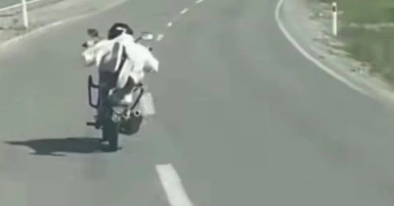 Motosikleti yüzüstü kullandı: Cezası belli oldu Sözcü Gazetesi