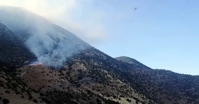 Kahramanmaraş ta 2 ayrı orman yangın (2) Kahramanmaraş Haberleri