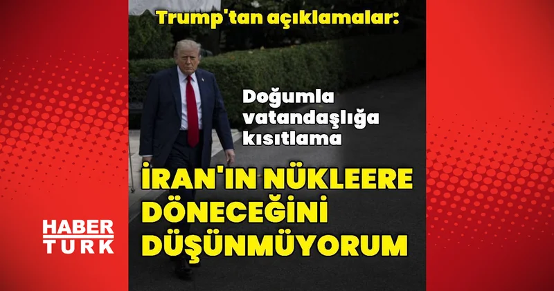 ABD de doğumla vatandaşlık kısıtlanıyor Dış Haberler
