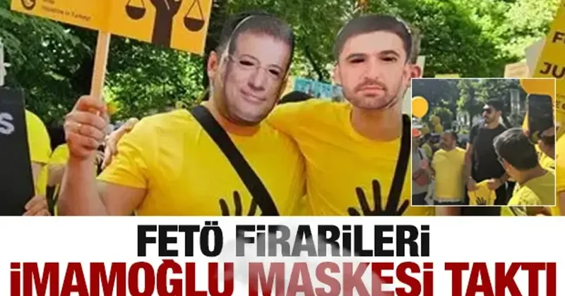 FETÖ cüler İmamoğlu maskesi taktı! Özgürlük istediler