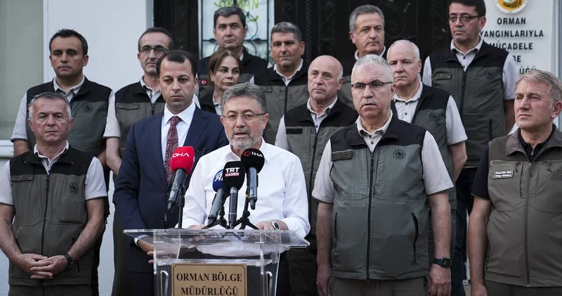 Bakan Yumaklı duyurdu: Bugün Türkiye de 67 yangın çıktı