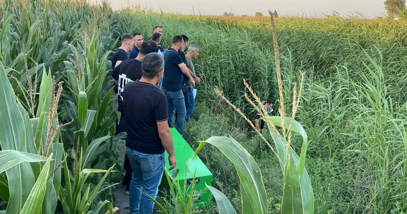 Dere yatağındaki sazlık alanda erkek cesedi bulundu