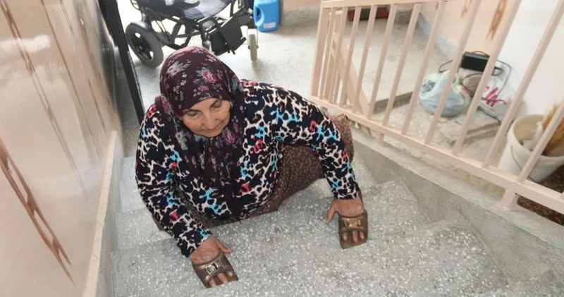 63 yıldır sürünen Hatice teyzenin yürek yakan dramı