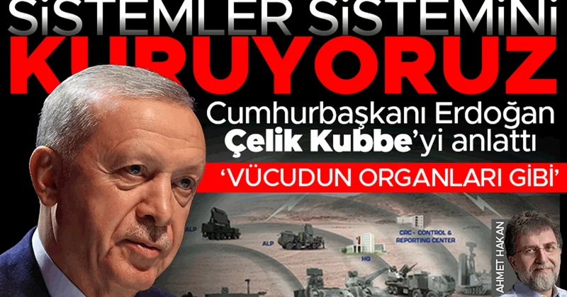 Erdoğan, Lahey dönüşü uçakta gazetecilere konuştu: Sistemler sistemi Çelik Kubbe’yi inşa ediyoruz