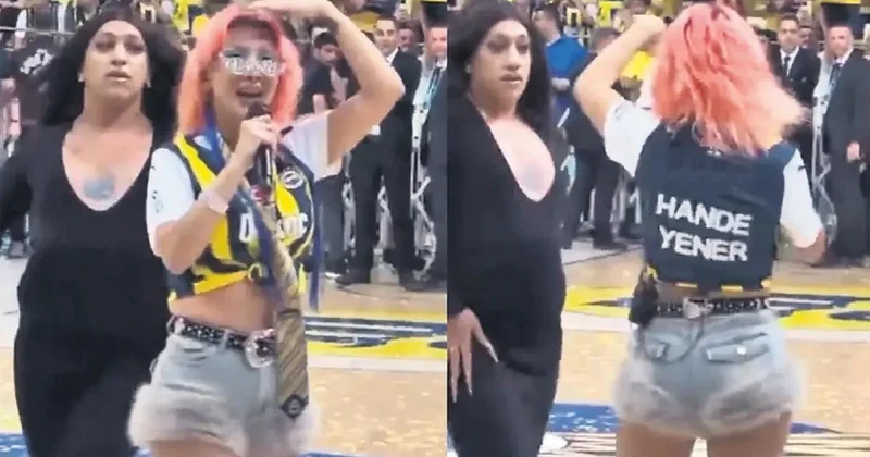 Hande Yener’in LGBT şovuna Fenerbahçe taraftarından tepki yağdı: Pespayelik bu! Rezil olduk