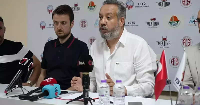 Antalyaspor Başkanı Sinan Boztepe istifa edeceğini açıkladı Fanatik Gazetesi Futbol Haberleri Spor