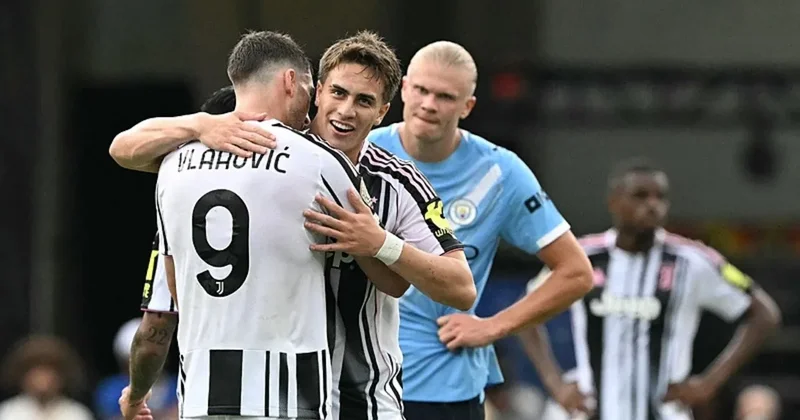 7 gollü maçta kazanan Manchester City! Kenan Yıldız ın asisti yetmedi!