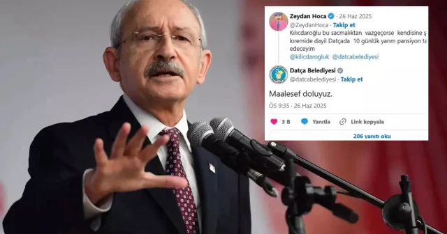 Koltuğa oturma sinyalleri veren Kılıçdaroğlu na vatandaş Datça da tatil teklif etti: CHP li belediyenin verdiği cevap olay oldu! Gündem Haberleri