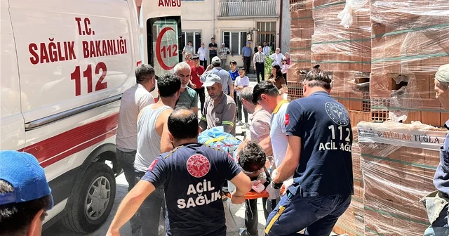 Kütahya da elektrik akımına kapılan işçi ağır yaralandı Kütahya Haberleri