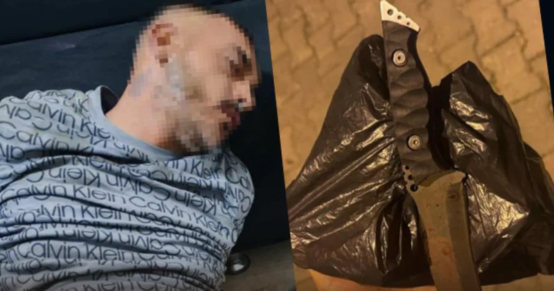 Vurularak yakalandı! KADES ihbarına giden polise bıçaklı saldırı! Son haberler Son dakika haberleri