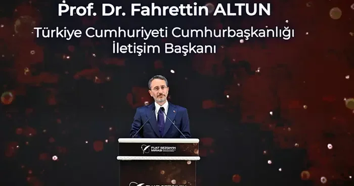 İletişim Başkanı Altun, Fuat Sezgin in Mirası: Bilim Diplomasisi ile Köprüler Kurmak kitabının tanıtımında konuştu