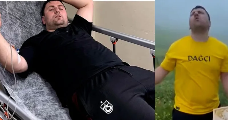 Deli bal yiyip kahkaha attı soluğu hastanede aldı