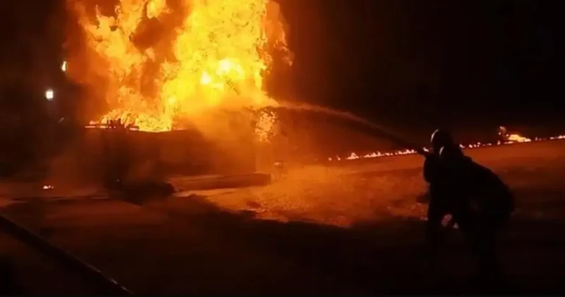 Petrol sondaj kuyusundaki patlamadan acı haber!