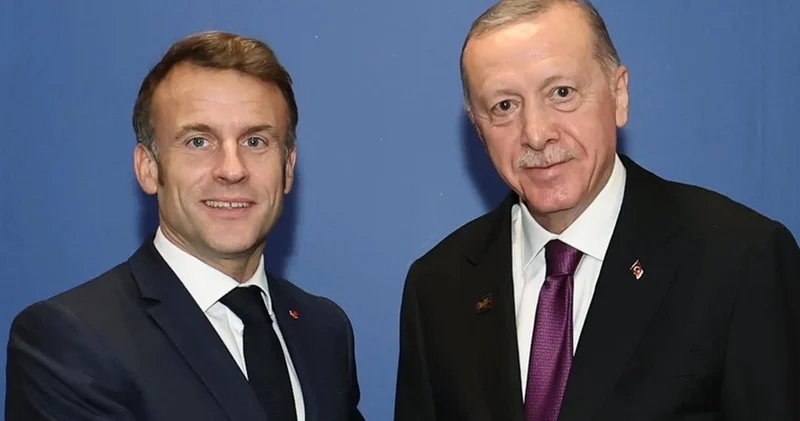 Erdoğan Macron’u tebrik etti: Filistin için 2 devletli çözüm önerdi