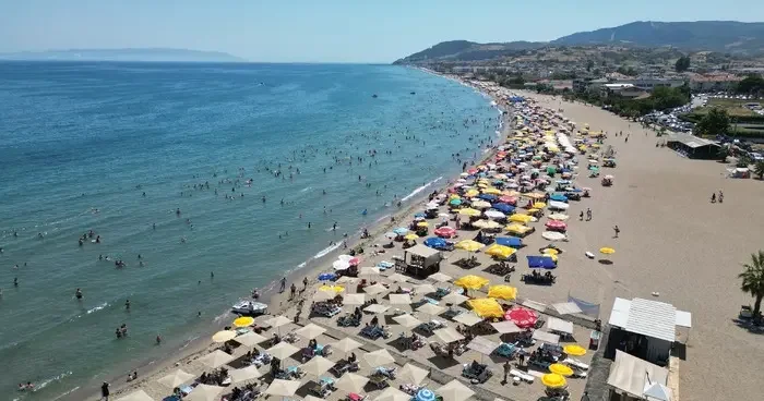 Tekirdağ ın mavi bayraklı plajlarında yoğunluk