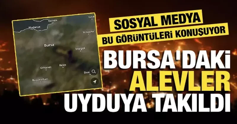 Dumanlar aynı anda yükselmiş... Bursa daki yangınların uydu görüntüleri ortaya çıktı!