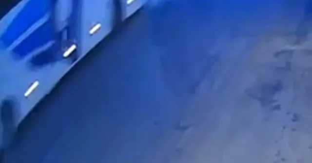 Yolcu otobüsünün çarptığı yayanın öldüğü kaza kamerada Sivas Haberleri