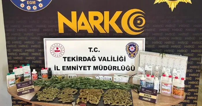 Tekirdağ da uyuşturucu operasyonunda 2 zanlı yakalandı