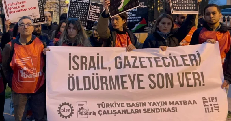 DİSK Basın İş ten Filistin için hükümete açık mektup