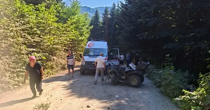 Sakarya da, takla atan ATV nin sürücüsü öldü