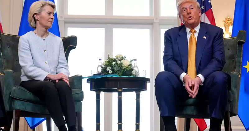 Son dakika: Trump duyurdu! ABD ve AB anlaştı! Yüz milyarlarca dolarlık taahhüt