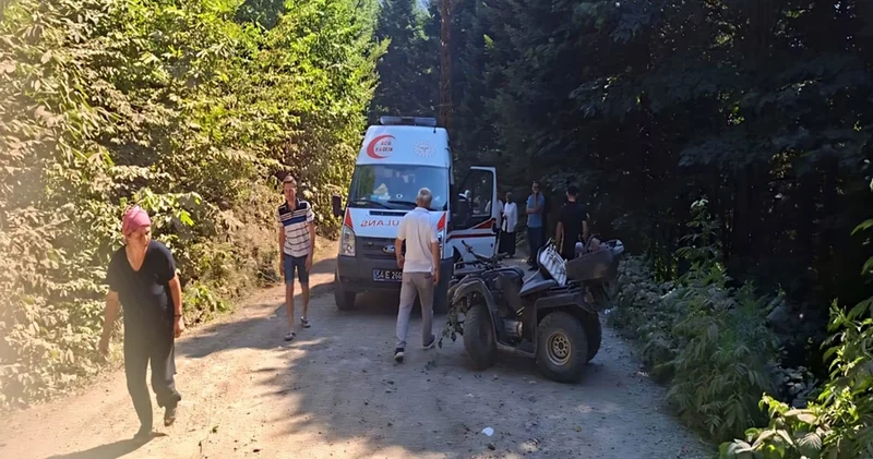 Takla atan ATV nin sürücüsü hayatını kaybetti