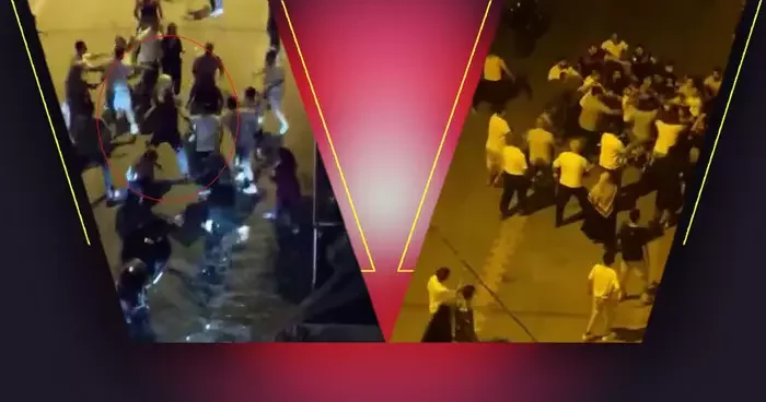 Komşusunu motosiklet kaskıyla dövdü! İstanbul da iki aile birbirine girdi, sokak savaş alanına döndü