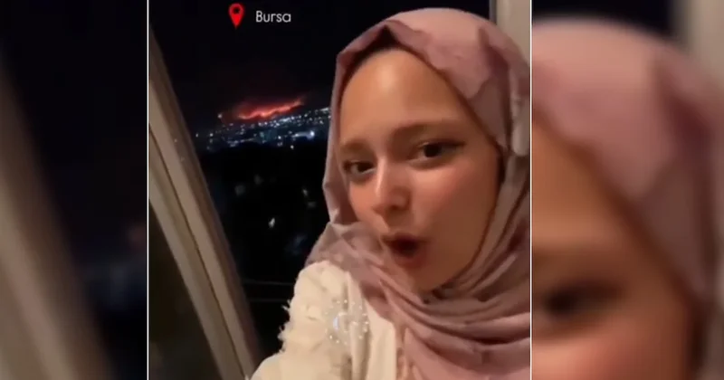 Sosyal medyada utandıran yangın paylaşımı: Yanıyor yanaklarım şarkısıyla video çekti Sözcü Gazetesi