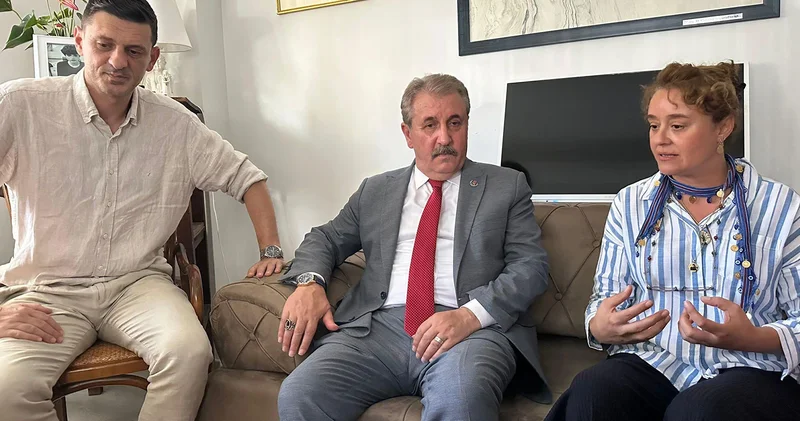 BBP Genel Başkanı Destici, Minguzzi ailesini ziyaret etti