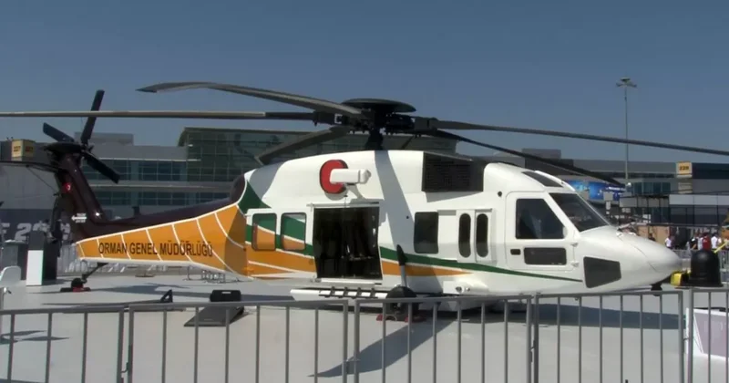 TUSAŞ’tan yerli ve mili yangın söndürme helikopteri