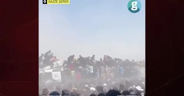 Açlıkla mücadele eden binlerce Filistinli Morag Koridoru na akın etti!