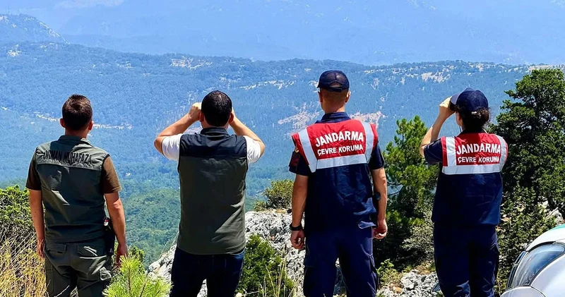 Muğla’da ekipler yangına karşı nöbette