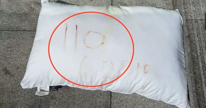 Üzerine kanla 110 625 yazdığı yastık sayesinde kurtarıldı
