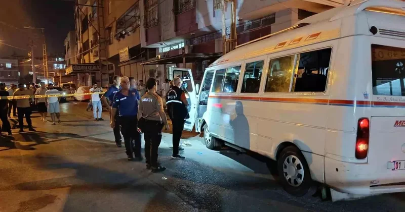 Adana da Dolmuş Sürücüsüne Saldırı