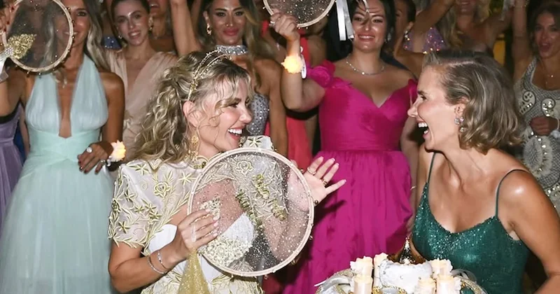 Esra Erol un kız kardeşi Eda Erol un görkemli kına gecesi Sözcü Gazetesi