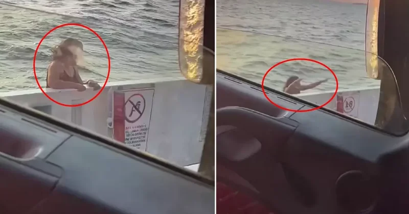 Genç kadın feribottan atlayarak intihar etti
