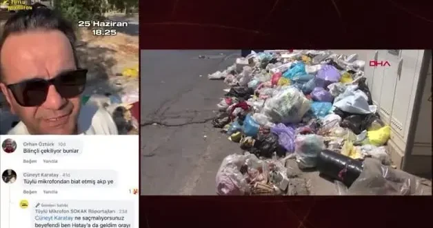 İzmir de çöp dağları vatandaşı isyan ettirdi! Siz CHP yi din mi zannettiniz? diye tepki