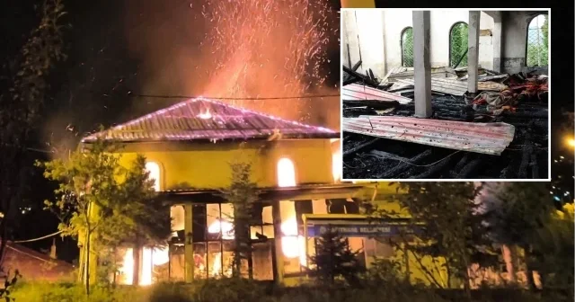 Ordu’da 60 yıllık cami küle döndü: Devletimizden yeni cami istiyoruz Gündem Haberleri