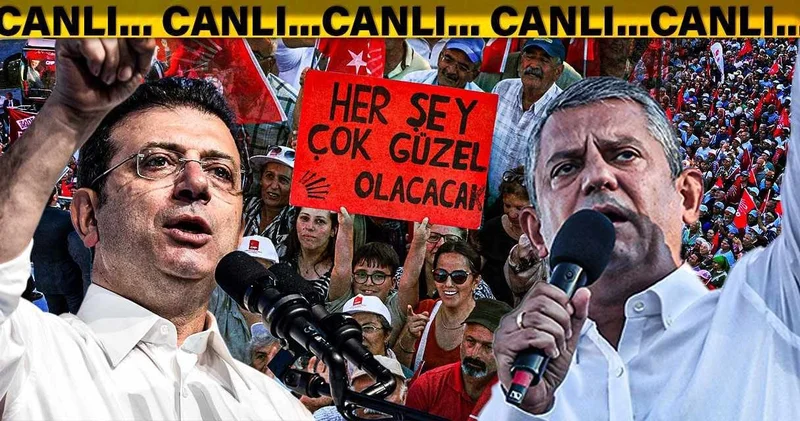 CHP nin 50 nci mitingi Beyoğlu nda! Seçim sandığı gelene kadar meydandayız