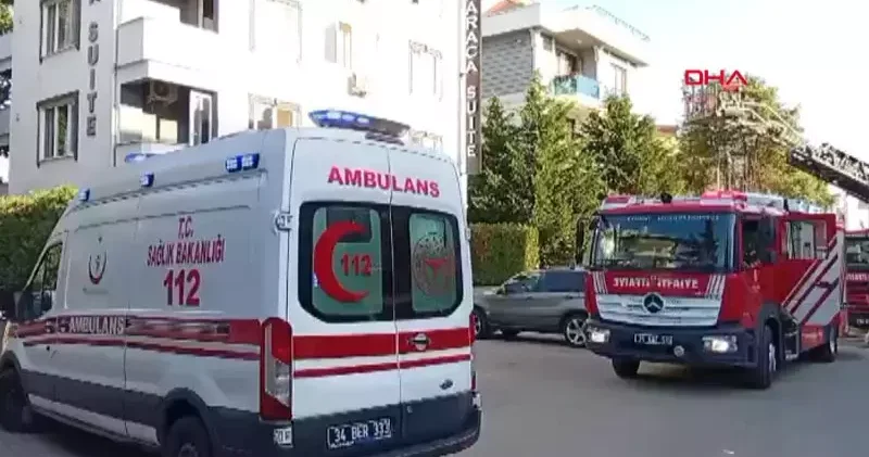 Tuzla da otelde yangın