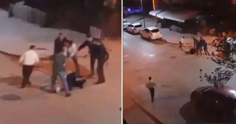 Ankara da korkunç olay! Dakikalarca darp ettiler
