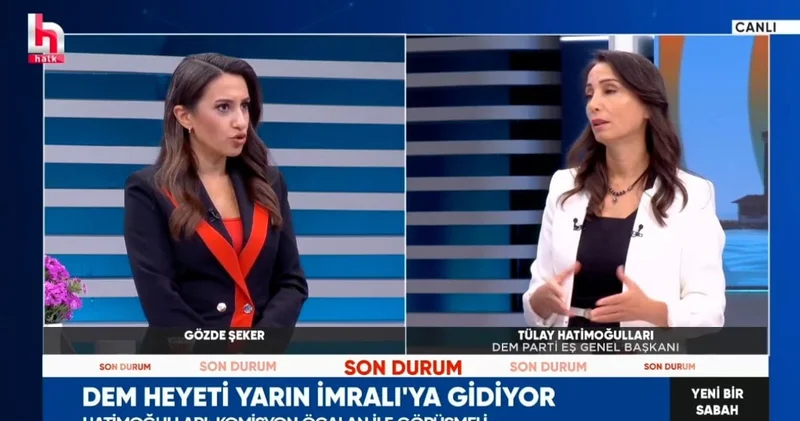 Tülay Hatimoğulları Komisyon dan taleplerini açıkladı! Öcalan ın dinlenilmesi infaz düzenlemesi özel yasa