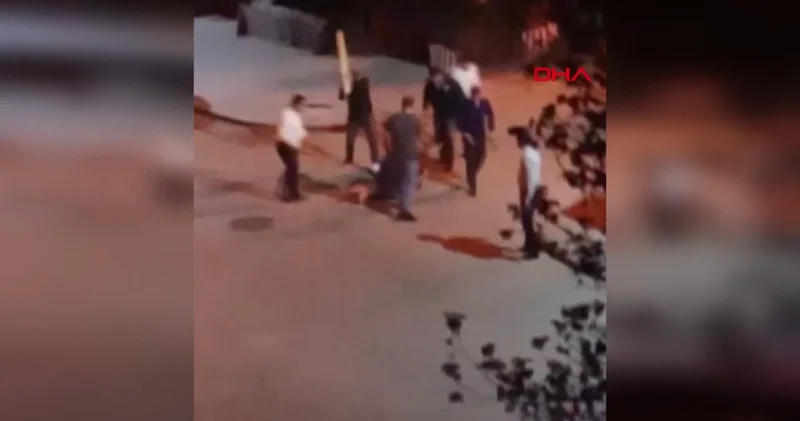 Ankara da sokak ortasında darp! O anlar kamerada