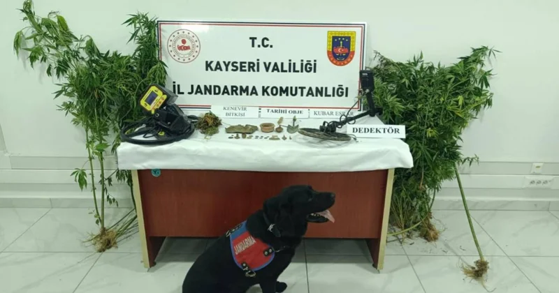 Kayseri de tarihi eser niteliği taşıyan 21 obje ele geçirildi