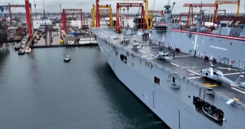 TCG Anadolu yu ikiye katlayacak: Gözler milli uçak gemisinde