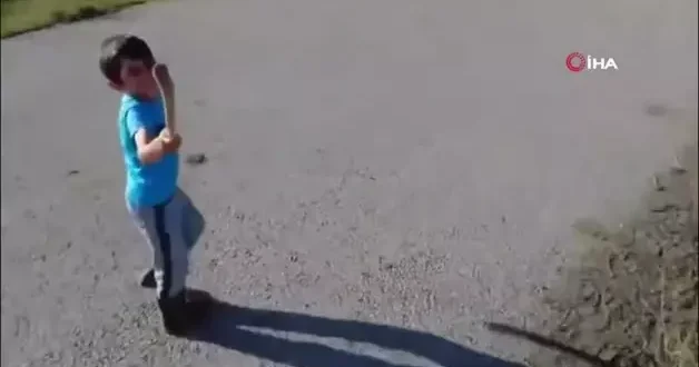 Küçük çocuğun drone ile imtihanı yürekleri ısıttı!