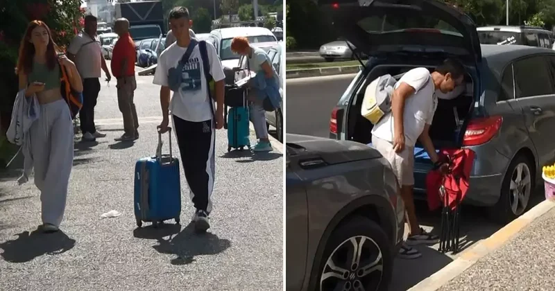 Yer: Antalya! Her şey dahil tatil kabusa döndü, vatandaşlar oteli böyle terk etti