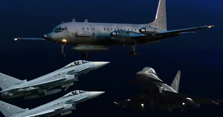 Alman Eurofighter ları Rus casus uçağına karşı havalandı: Rusya ve NATO Baltık Denizi nde karşı karşıya geldi